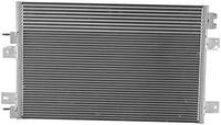 Front A/C Condenser Aluminum Core Direct Replacement Compatible With 2007-2010 Chrysler Sebring / 2008-2014 Dodge Avenger CH3030228 68004053AA
