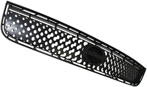Front Grille Assembly Textured Black Shell And Insert Plastic Direct Replacement Compatible With 2008-2010 Scion tC SC1200106 5310121900 5310121110