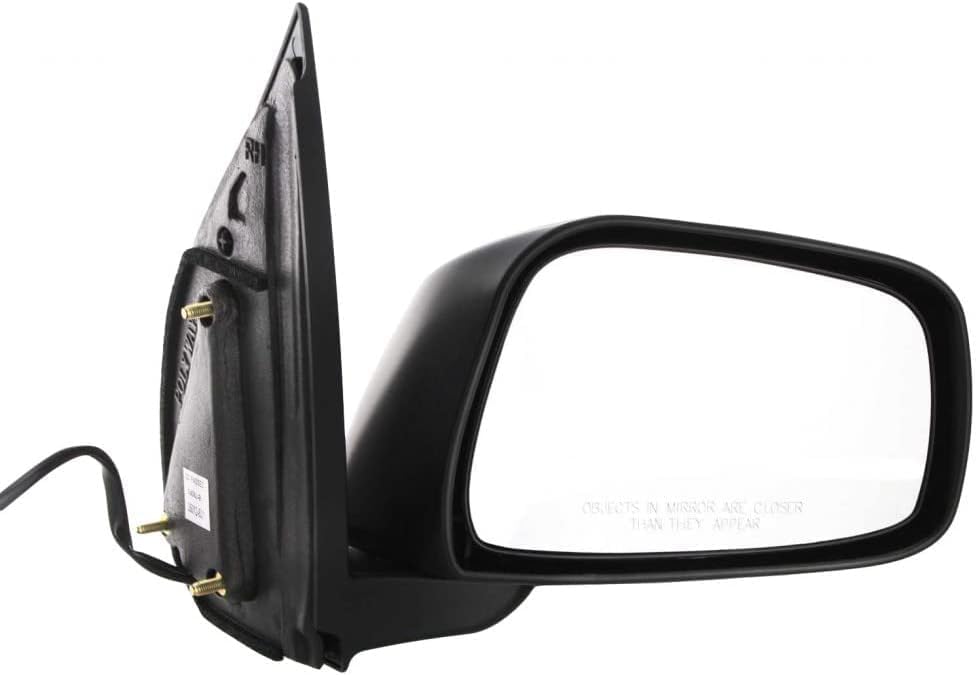 Front Power Mirror Manual Folding Textured Right Passenger Side Direct Replacement Compatible With 2005-2012 Nissan Pathfinder NI1321153 963019BC9B