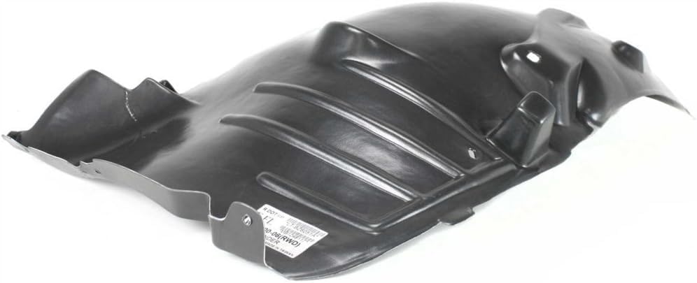Front Section Fender Liner Left Driver Side Direct Replacement Compatible With 2000-2006 Mercedes Benz S-Class MB1248117 2206901930