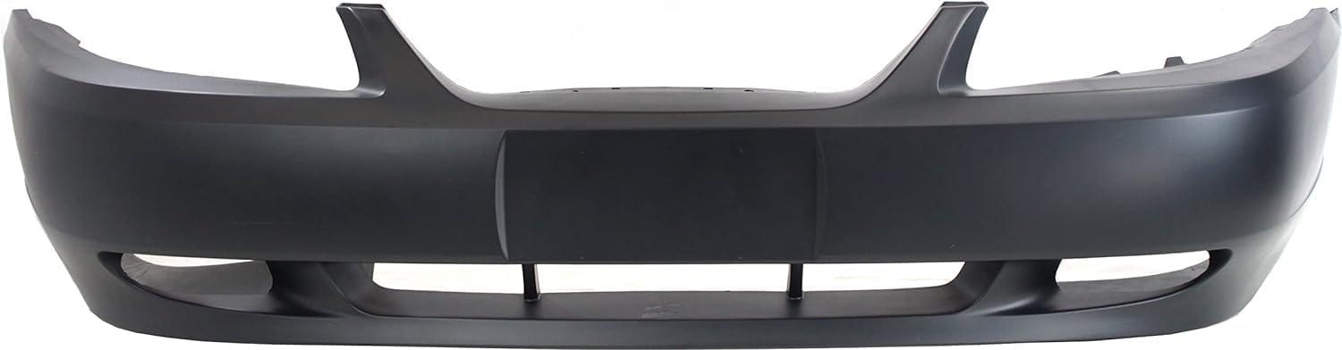 Front Bumper Cover Primed With Fog Light Holes Direct Replacement Compatible With 1999-2004 Ford Mustang FO1000439 YR3Z17D957GA