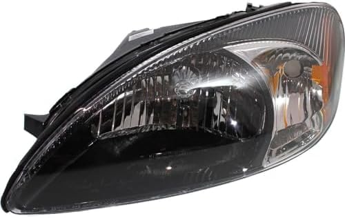 Set Of 2 Front Headlight Lens And Housing Right Passenger & Left Driver Side Direct Replacement Compatible With 2000-2007 Ford Taurus FO2502206 FO2503206 3F1Z13008AB 3F1Z13008AA