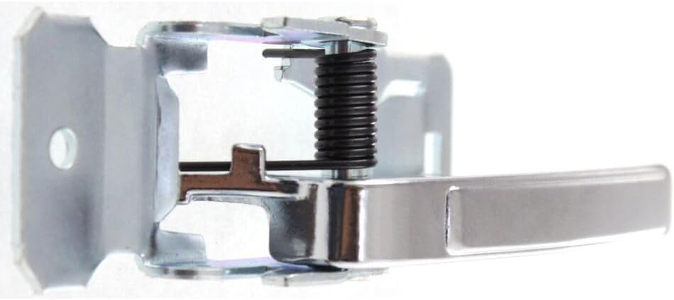 Front Or Rear Interior Door Handle with Chrome Lever Left Driver Side Direct Replacement Compatible with 1982-1996 Oldsmobile Cutlass Ciera GM1352110 20441649 20610477