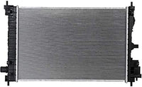 Front Radiator Aluminum Core Direct Replacement Compatible With 2016-2022 Chevrolet Spark GM3010597 42349017
