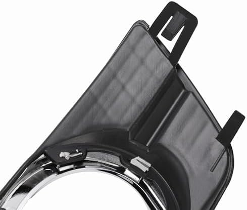 Set Of 2 Front Fog Lights Molding Primed Plastic with Chrome Trim Left Driver & Right Passenger Side Direct Replacement Compatible With 2010-2016 Cadillac SRX GM1039125 GM1038125
