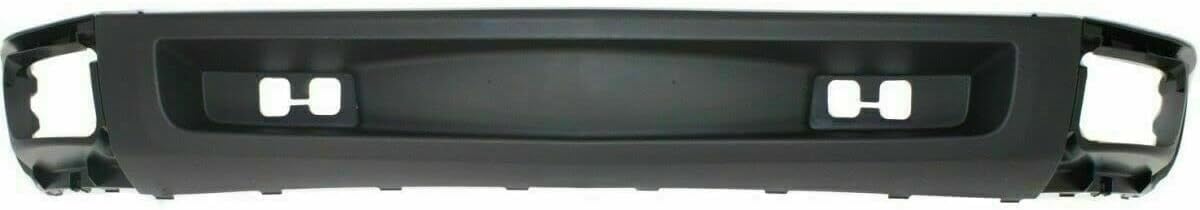 Front Bumper Primed + Lower Valance Air Deflector Textured + End Caps Left & Right Side Direct Replacement Compatible With 2009-2013 Chevrolet Silverado 1500 GM1002836 GM1092192