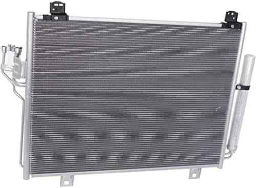 Front AC Condenser Aluminum Core Direct Replacement Compatible With 2016-2022 Mazda CX-9 MA3030165 TC3M61480 TK4861480