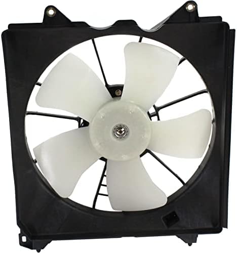 Front Radiator Cooling Fan Assembly Plastic Direct Replacement Compatible with 2008-2012 Honda Accord HO3115142 19030R40A01-PFM