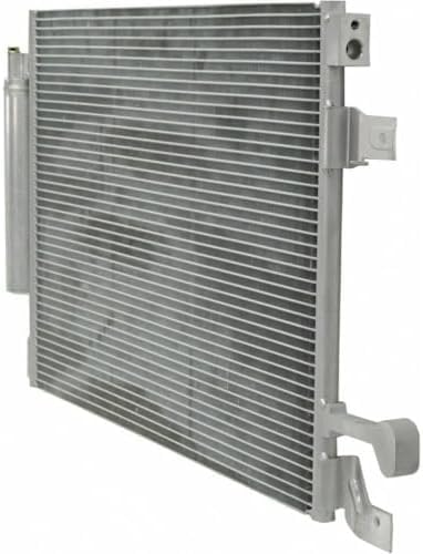Front AC Condenser Aluminum Core Direct Replacement Compatible With 2010-2014 Ford Mustang FO3030225 AR3Z19712A