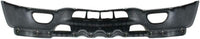 Front Bumper Chrome Steel + Upper Cover Primed + Lower Valance Textured with Fog Light & Tow Hook Holes Direct Replacement Compatible With 1999-2003 Ford F-150/1999-2002 Expedition