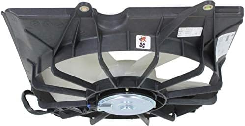 Front Radiator Cooling Fan Assembly Plastic Direct Replacement Compatible with 2008-2009 Honda Accord HO3115148 19030R77T01-PFM 19030R70A01-PF