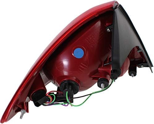 Set Of 2 Tail Light Assembly Plastic Left Driver & Right Passenger Side Direct Replacement Compatible With 2005-2010 Pontiac G6 GM2801201 GM2800201 15242808 15242809