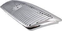 Front Grille Assembly Chrome Shell and Insert Plastic Without Emblem Direct Replacement Compatible With 2003-2005 Mercury Grand Marquis FO1200406 3W3Z8200AB