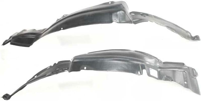 Set Of 2 Front Fender Liner Right Passenger & Left Driver Side Direct Replacement Compatible With 1986-1997 Nissan Pickup NI1249103 NI1248103 6388001G01 6388101G02