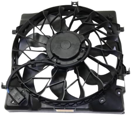 Front Radiator Cooling Fan Assembly Plastic Direct Replacement Compatible with 2016-2020 Kia Optima KI3115147 25380D5280