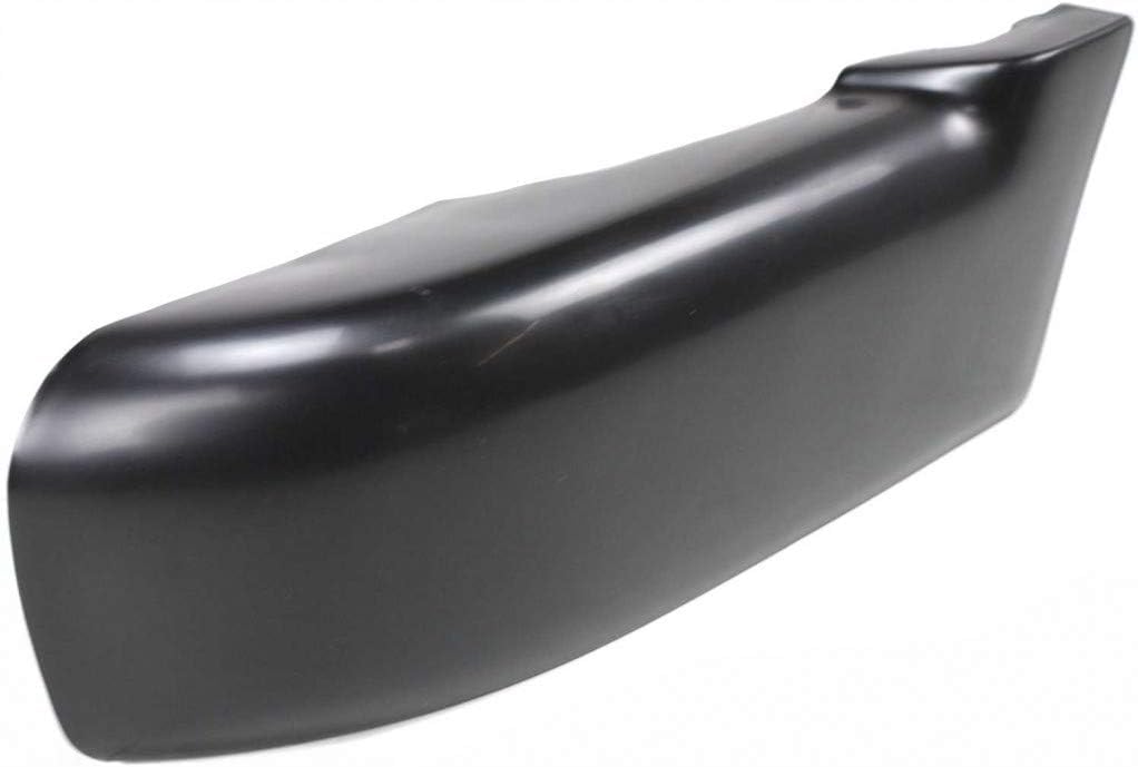 Set Of 2 Front Bumper End Cap Primed Without Molding Holes Left Driver & Right Passenger Side Direct Replacement Compatible With 1994-1997 Chevrolet S10 GM1005140 GM1004141 12383112