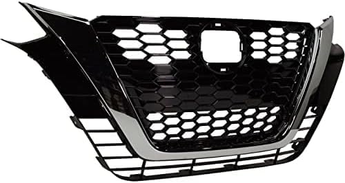 Front Grille Gloss Primed Plastic Direct Replacement Compatible With 2019-2022 Nissan Altima NI1200292 623106CG1A