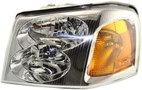 Set Of 2 Front Headlight Assembly Halogen Right Passenger & Left Driver Side Direct Replacement Compatible With 2002-2009 GMC Envoy GM2502220 GM2503220 15866071 15866070