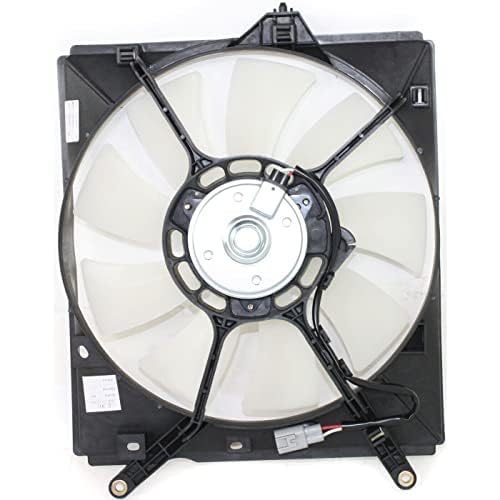 Front Radiator & A/C Condenser Cooling Fan Assembly Plastic Direct Replacement Compatible with 2000-2004 Toyota Avalon TO3115118 TO3113110 167110A080 167110A120-PFM