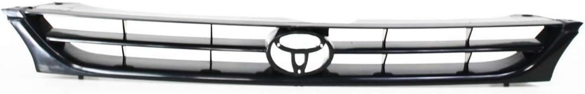 Front Grille Painted Black Shell And Insert Direct Replacement Compatible With 1995-1996 Toyota Camry TO1200188 5310133020C0