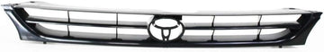 Front Grille Painted Black Shell And Insert Direct Replacement Compatible With 1995-1996 Toyota Camry TO1200188 5310133020C0
