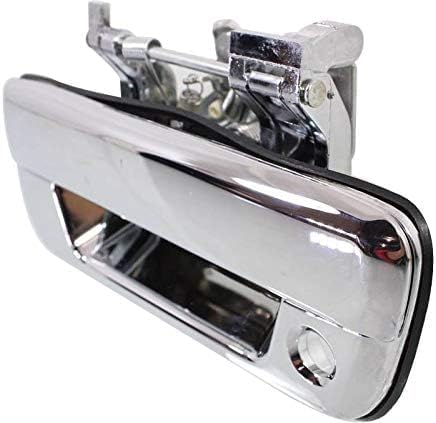 Tailgate Handle Chrome with Keyhole Direct Replacement Compatible with 2004-2012 Chevrolet Colorado/GMC Canyon 25801998-PFM