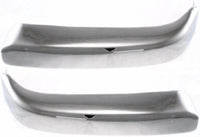 AUTOS PARTS PLUS Front Bumper Cover Textured + Reinforcement + End Chrome Trim + Brackets Left & Right Side Direct Replacement Compatible With 1998-2000 Toyota Tacoma TO1095173 TO1025104