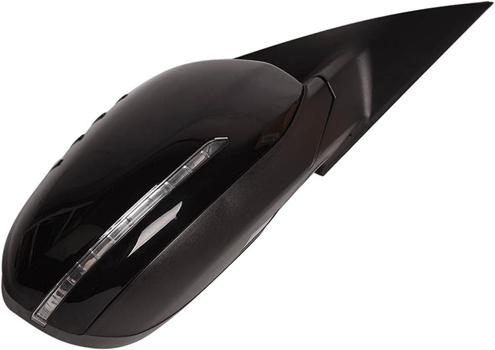 Front Power Mirror Manual Folding Non-Heated Primed Right Passenger Side Direct Replacement Compatible With 2011-2013 Kia Optima KI1321152 876202T110
