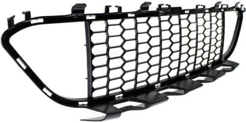 Front Bumper Center Grille Textured Plastic Direct Replacement Compatible With 2013-2019 BMW 3-Series BM1036137 51118068124