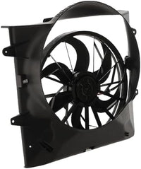 Front Radiator Cooling Fan Assembly Plastic Direct Replacement Compatible with 1999-2003 Jeep Grand Cherokee CH3115110 52079489AB-PFM 52079528AB