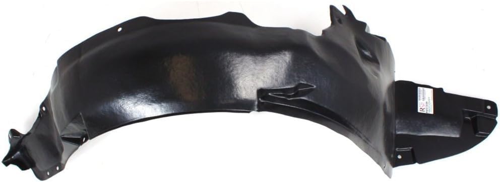 Front Fender Liner Right Passenger Side Direct Replacement Compatible With 2009-2011 Chevrolet Aveo5 / 2009-2010 Pontiac G3 GM1249206 96808315