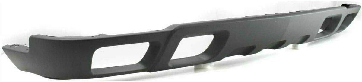 Front Bumper Primed Steel + Upper Cover + Lower Valance Textured Direct Replacement Compatible With Chevrolet Silverado 1500 2003-2006 GM1002417 GM1092173 GM1051110 15139805 89025748