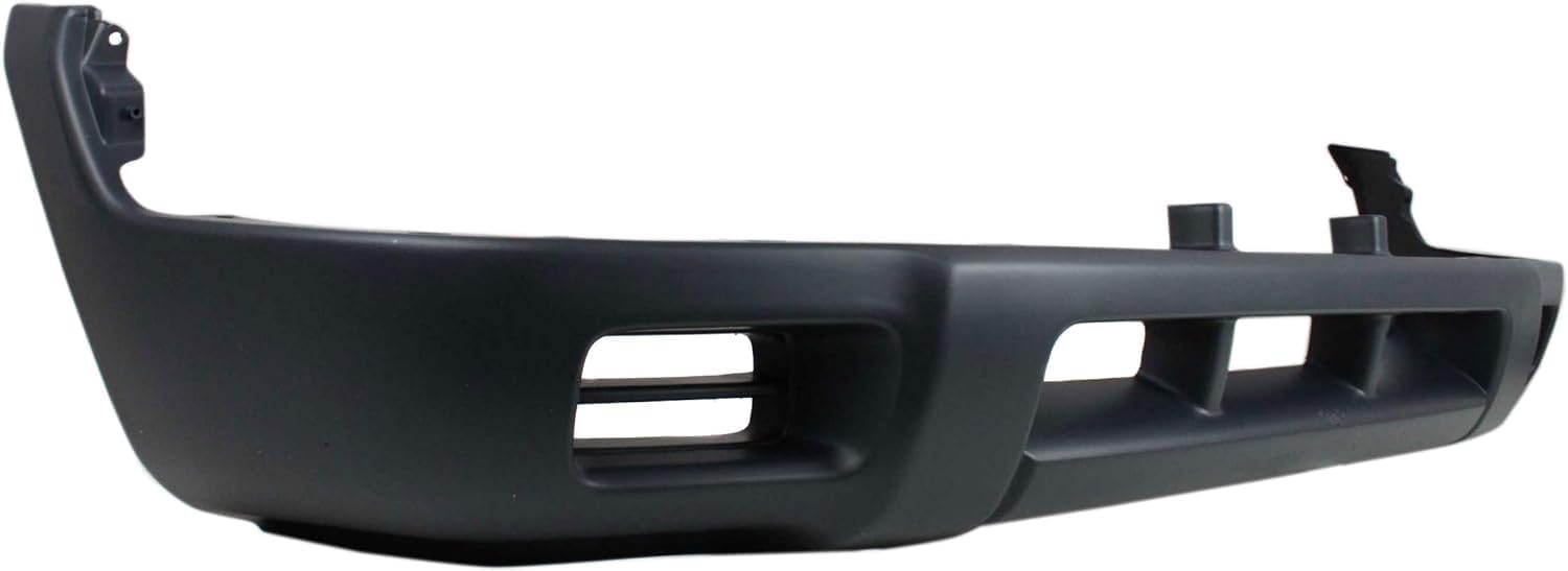 Front Bumper Chrome + Lower Valance Panel Primed Direct Replacement Compatible With 1998-2000 Nissan Frontier / 2000-2001 Xterra NI1002132 NI1095119 NI1095120 620149Z220