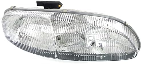 Set Of 2 Front Head Light Composite Assembly Halogen Left Driver & Right Passenger Side Direct Replacement Compatible With 1995-2001 Chevrolet Lumina GM2503139 GM2502139 10420376