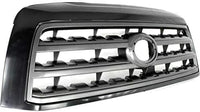 Front Grille Black Shell With Gray Insert Direct Replacement Compatible With 2008-2017 Toyota Sequoia SR5 TO1200330 531000C210C0