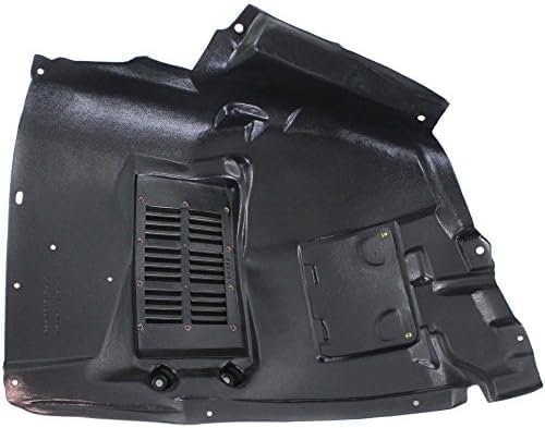 Front Section Fender Liner Plastic Right Passenger Side Direct Replacement Compatible With 2008-2013 BMW M3 BM1249120 51717899816