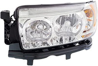 Set Of 2 Front Head Light Assembly Halogen Right Passenger & Left Driver Side Direct Replacement Compatible With 2006-2008 Subaru Forester SU2502119 SU2503119 84001SA471 84001SA461