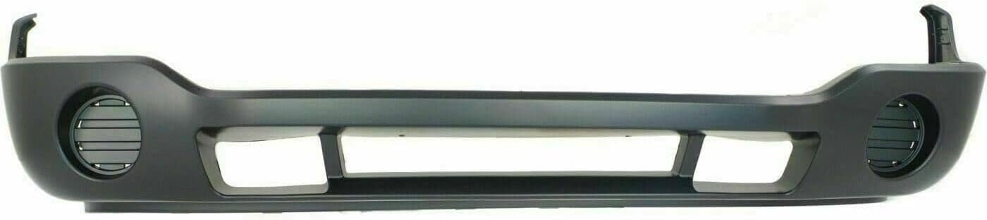 Front Bumper Chrome Steel with Brackets + Lower Valance Primed Without Fog Light Holes Direct Replacement Compatible With GMC Sierra 1500 2500HD 3500 2003-2006 GM1002463 GM1000685