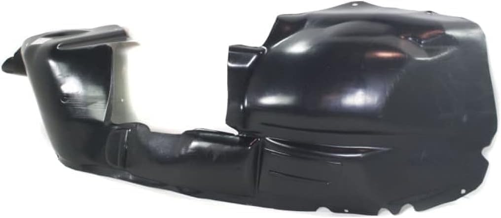 Front Fender Liner Left Driver Side Direct Replacement Compatible With 2001-2003 Dodge Caravan / 2004-2007 Chrysler Town & Country CH1248113 4857223AB