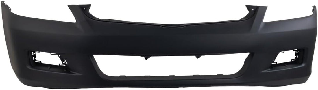 AUTOS PARTS PLUS Front Bumper Cover Primed With Fog Light Holes Direct Replacement Compatible With 2006-2007 Honda Accord HO1000235 04711SDLA90ZZ