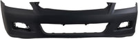 AUTOS PARTS PLUS Front Bumper Cover Primed With Fog Light Holes Direct Replacement Compatible With 2006-2007 Honda Accord HO1000235 04711SDLA90ZZ