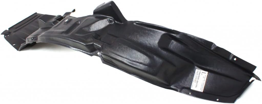 Front Fender Liner Left Driver Side Direct Replacement Compatible With 2001-2002 Dodge Stratus CH1248136 MR990643