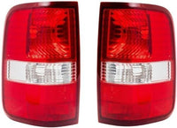 Set Of 2 Tail Light Lens And Housing Left Driver & Right Passenger Side Direct Replacement Compatible With 2004-2006 Ford F-150 FO2801182 FO2800182 5L3Z13404CA 6L3Z13404BA