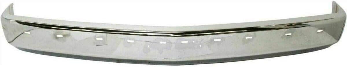Front Bumper Face Bar Chrome + Molding Impact Strip + Lower Valance Air Deflector + Upper Filler Primed Direct Replacement Compatible With Chevrolet/GMC C/K-Series 1994-2002