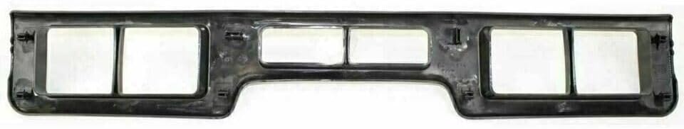 Front Bumper Center Molding + Side Pad Left Driver & Right Passenger Side Direct Replacement Compatible With 1992-1996 Ford Bronco/F-SERIES FO1057272 FO1058271 FO1059271 F3TZ17K833K