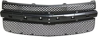 Front Grille Primed Shell And Insert Without Center Bar Plastic Direct Replacement Compatible With 2005-2009 Chevrolet Equinox GM1200527 5481230