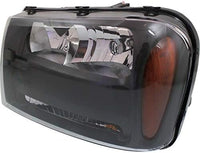 et Of 2 Front Head Light Composite Assembly Plastic Left Driver & Right Passenger Side Direct Replacement Compatible With 2006-2009 Chevrolet Trailblazer GM2503304 GM2502304