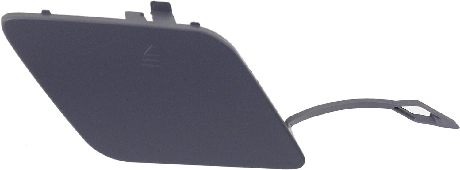 Front Bumper Tow Hook Cover Primed Right Passenger Side Direct Replacement Compatible With 2012-2015 Mercedes Benz C-Class MB1029109 20488505269999 204885052664999