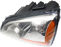 Set Of 2 Front Head Light Assembly Plastic Left Driver & Right Passenger Side Direct Replacement Compatible With 2007-2008 Kia Sorento KI2502126 KI2503126 921013E540 921023E540