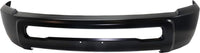 AUTOS PARTS PLUS Front Bumper Primed Steel Without Fog Light Holes + Lower Valance Air Dam Textured Direct Replacement Compatible With 2013-2018 Ram 2500 3500 CH1002389 CH1090149 1MQ01TZZAB 1MQ01RXFAB